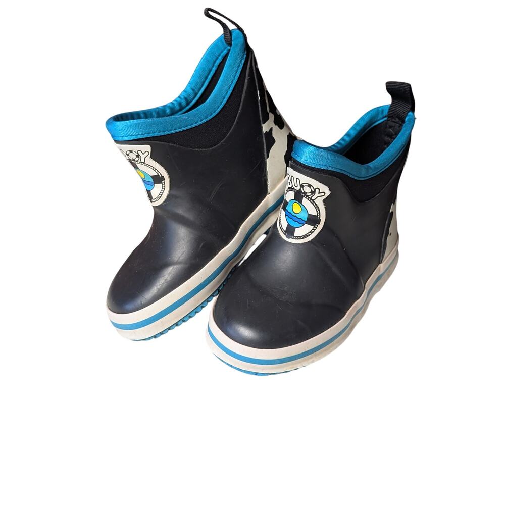 Buoy Toddler, Ankle Black Cow Boots 9